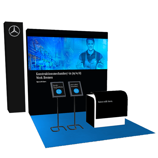 Virtueller Messestand Mercedes