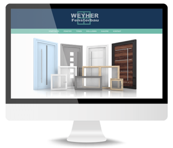 Website Weyher Fensterbau